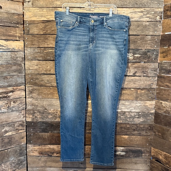 💰BOGO FREE Signature by Levi Strauss Modern Slim Jeans 34x32 - Picture 2 of 7
